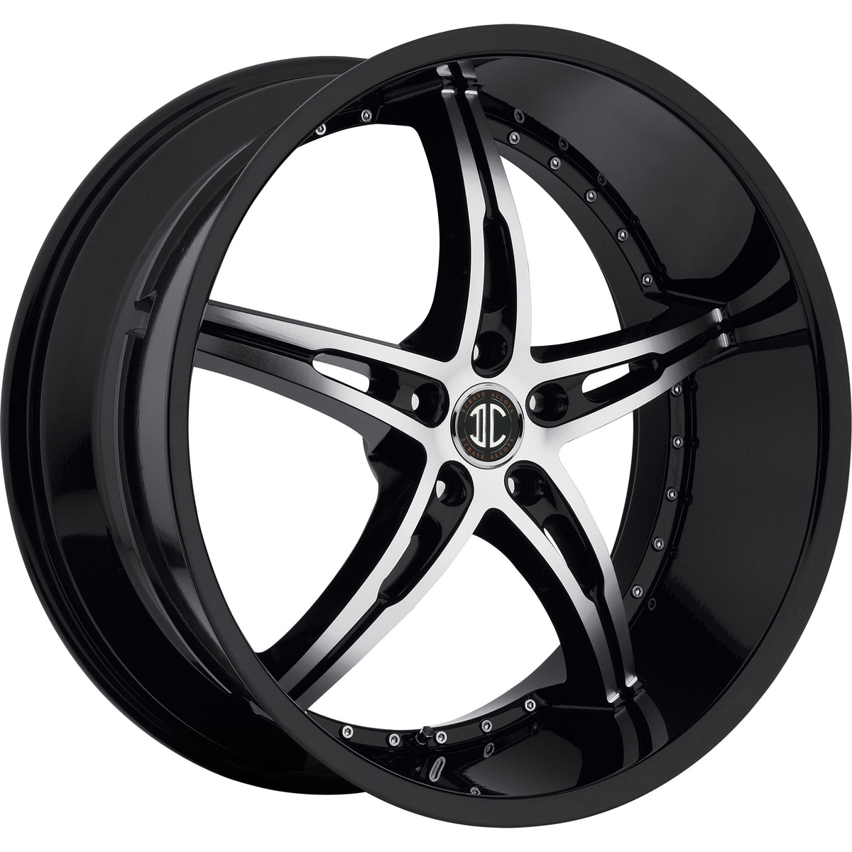 2Crave N14 Black Machined Wheel