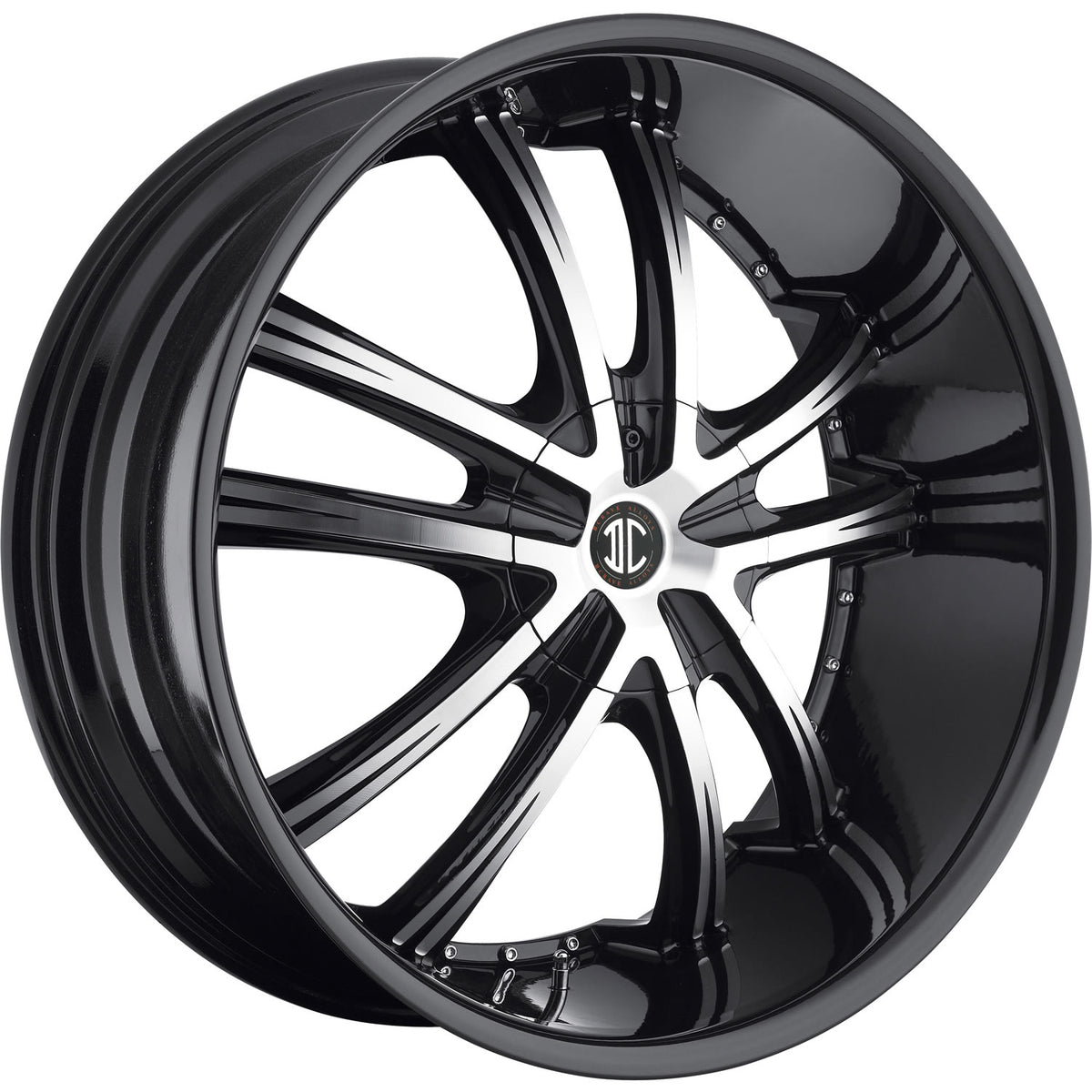2Crave N24 Black Machined wheel