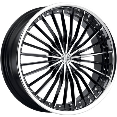 2Crave N26 Black Machined Wheel