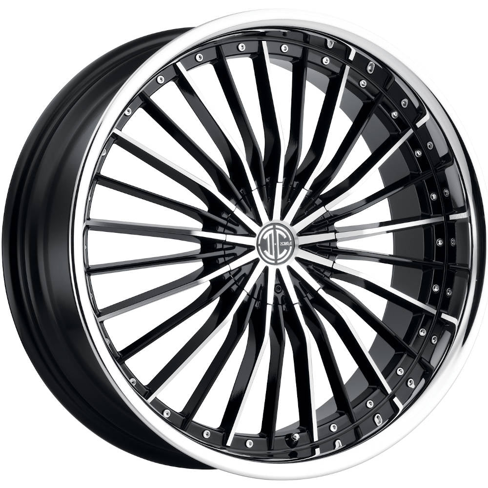 2Crave N26 Black Machined Wheel