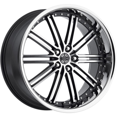 2Crave N33 Black Machined Wheel