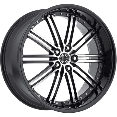 2Crave N33 Black Machined Wheel