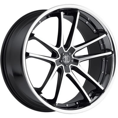 2Crave N34 Black Machined Wheel