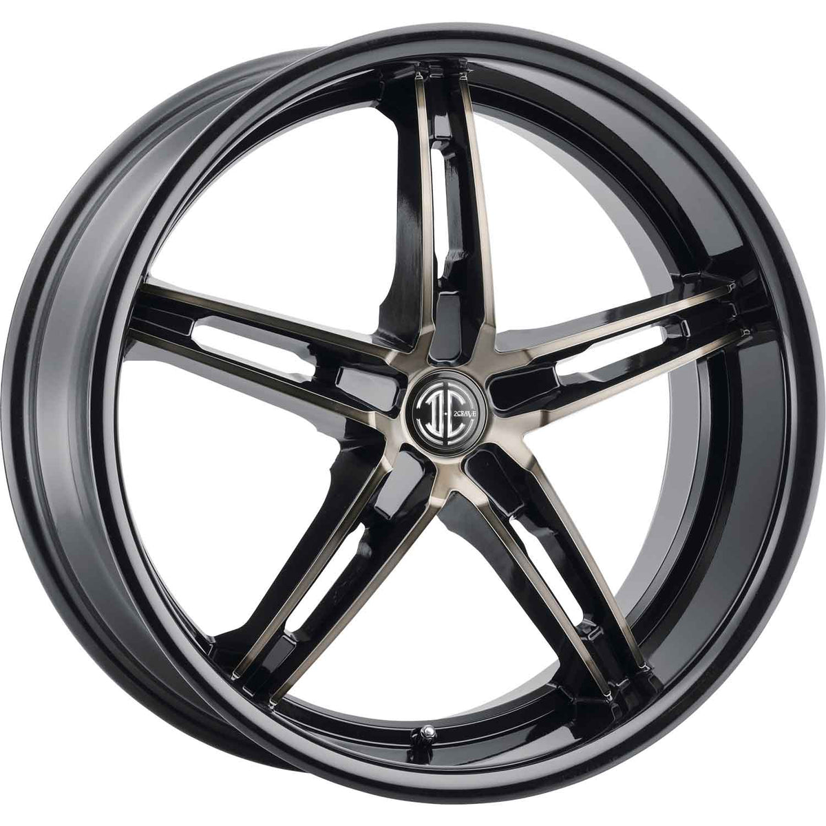 2Crave N38 Gloss Black Wheel