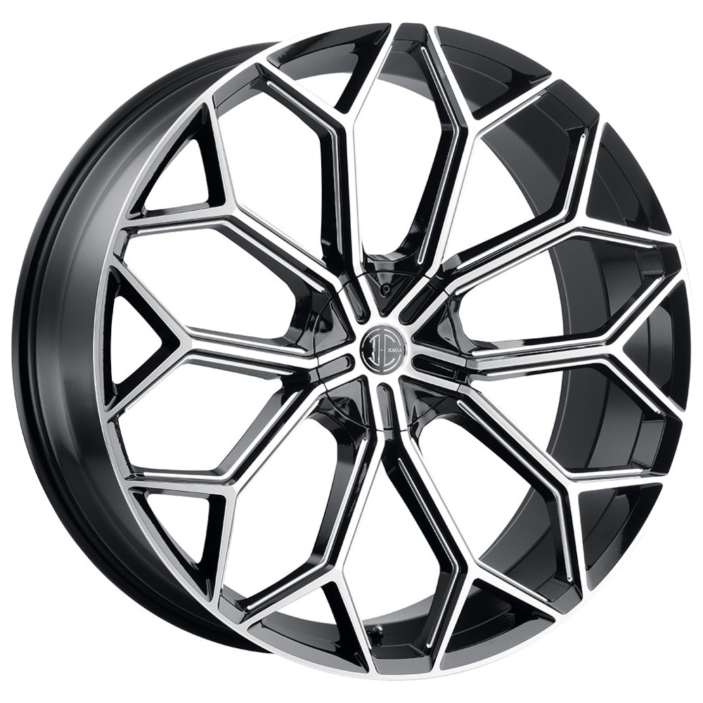 2Crave N42 Black Machined Wheel