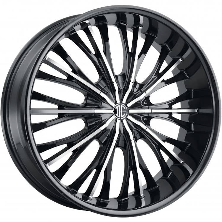 2Crave N43 Black Machined Wheel