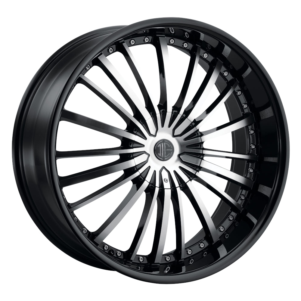 2Crave N48 Black Machined Wheel