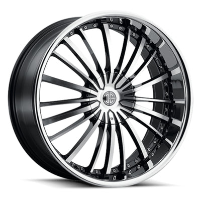 2Crave N48 Black Machined Wheel