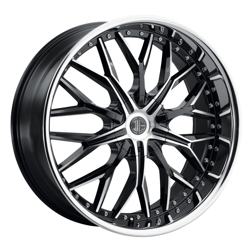 2Crave N49 Black Machined Wheel