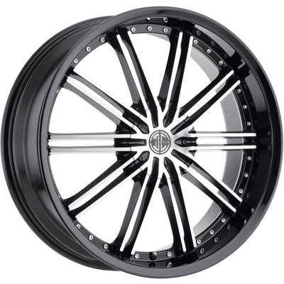 2Crave N53 Black Machined Wheel