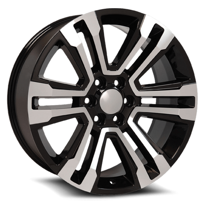 OE Revolution G-10 Black Machined wheel
