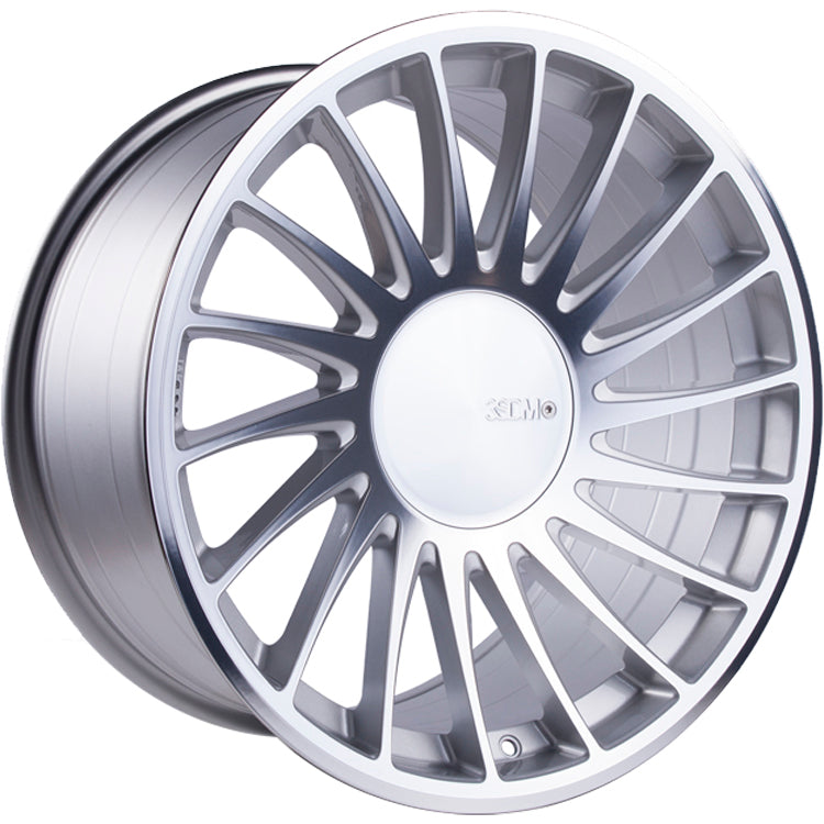 3SDM 0.04 Silver Machined Wheel