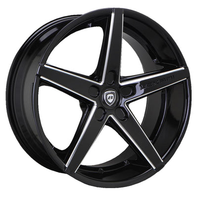Lexani R-FOUR Black/Machined wheel