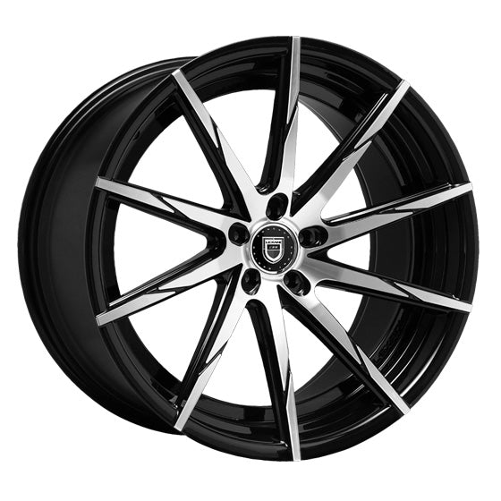 Lexani CSS-15 Black/Machined wheel
