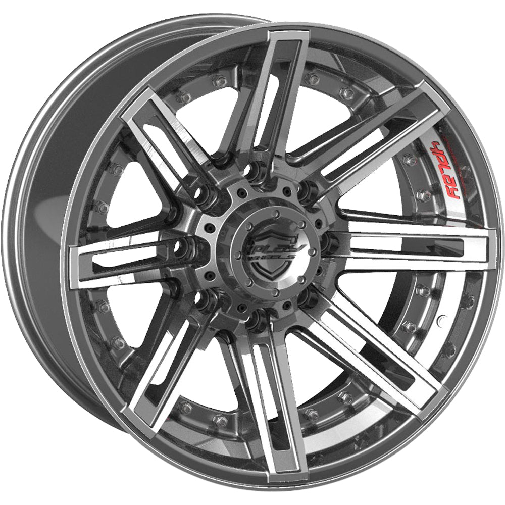 4Play 4P08 Gunmetal Brushed Wheel