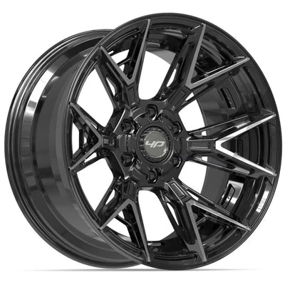 4Play 4P40 Black Brushed Wheel