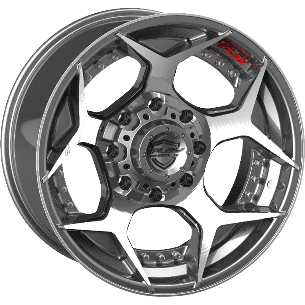 4Play 4P50 Gunmetal Brushed Wheel