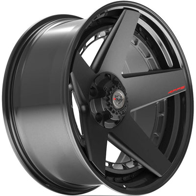4Play Forged 4PF5 Black Wheel