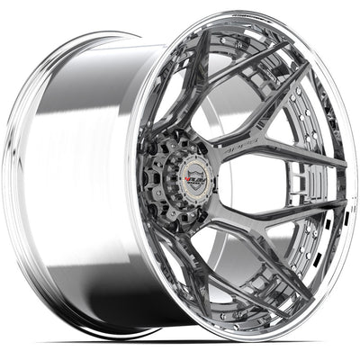 4Play Forged 4PF6 Brushed Wheel