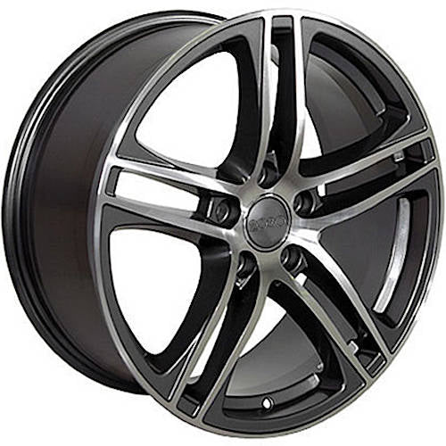 4Play OE Wheels AU07 Gunmetal Machined Wheel