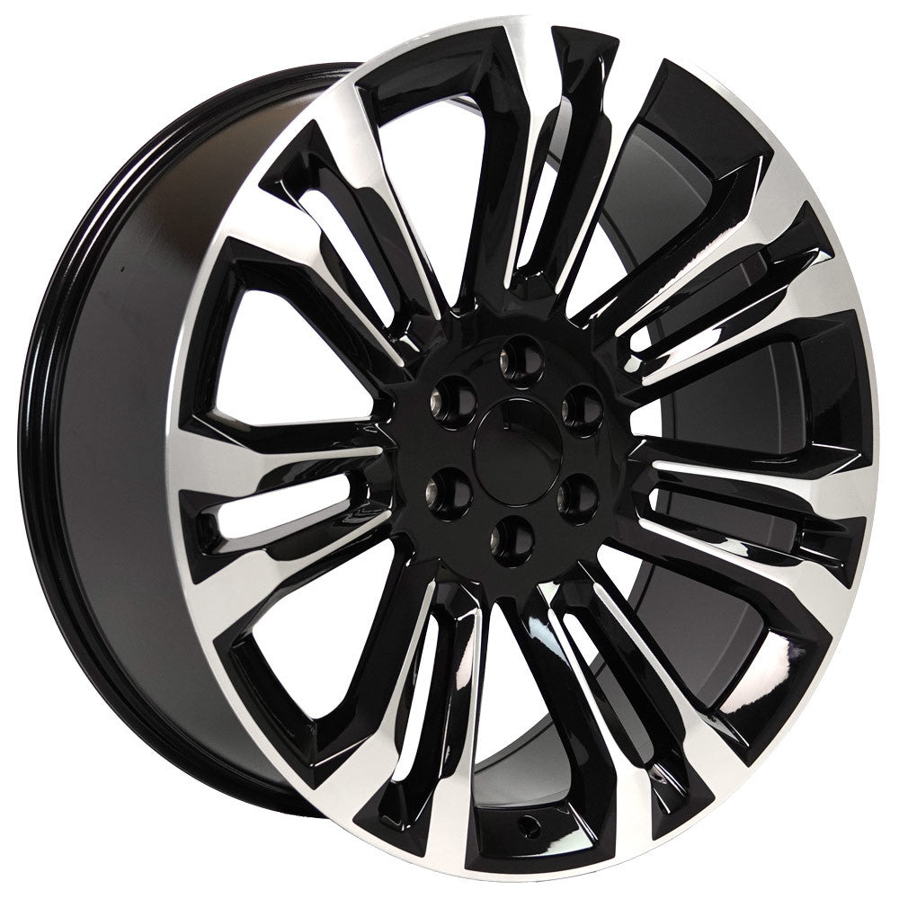 4Play OE Wheels CV43 Black Machined Wheel