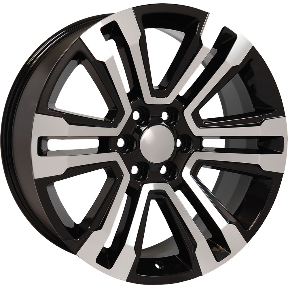 4Play OE Wheels CV44 Black Machined Wheel