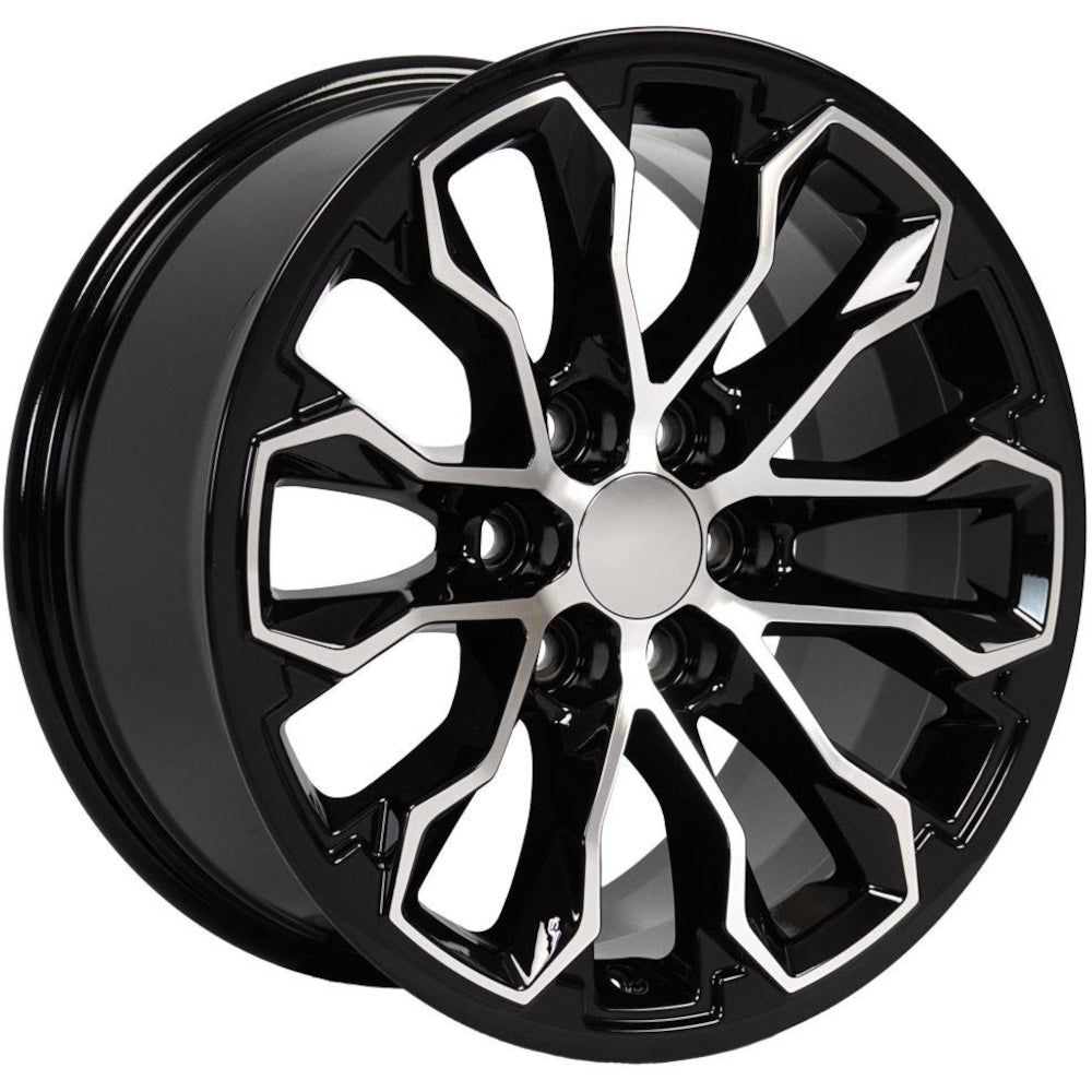 4Play OE Wheels CV54 Black Machined Wheel