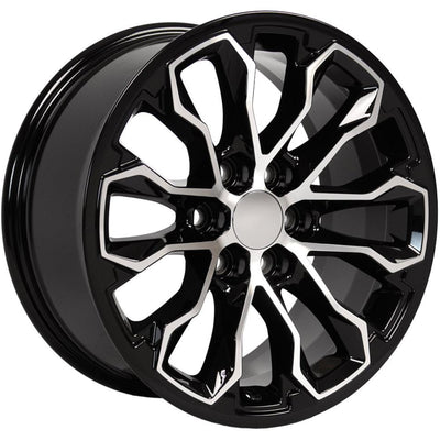 4Play OE Wheels CV54 Black Machined Wheel