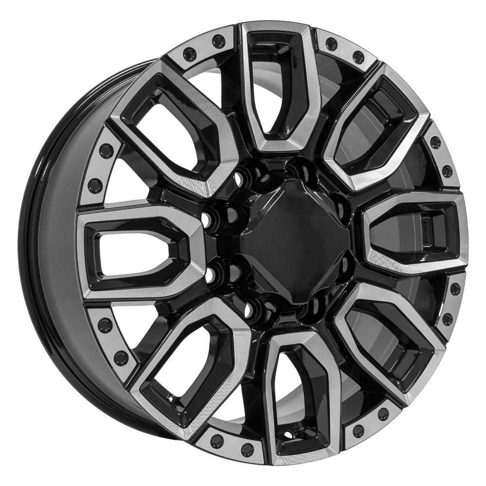4Play OE Wheels CV97A Black Milled Wheel