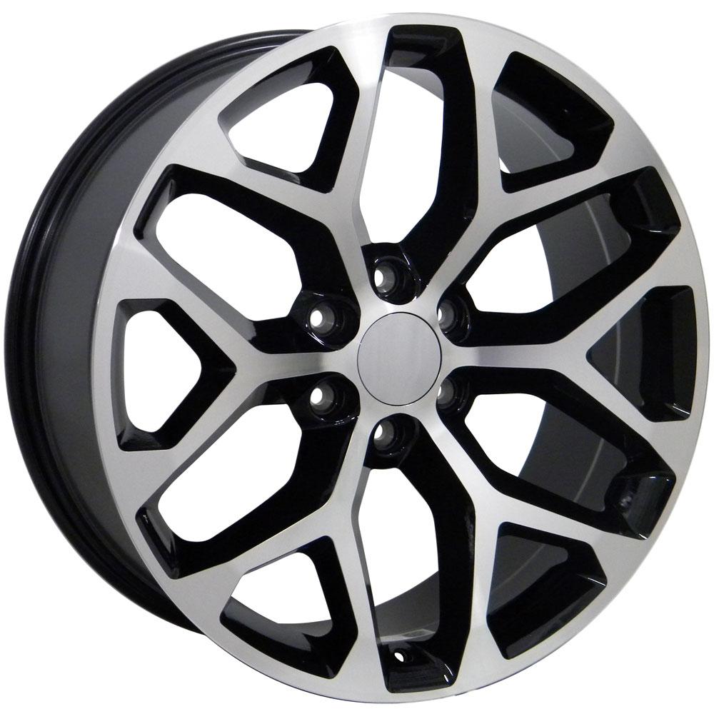 4Play OE Wheels CV98B Black Machined Wheel