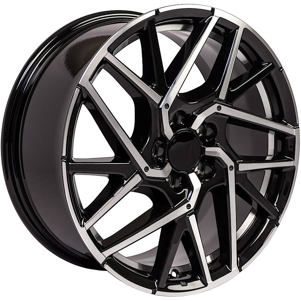 4Play OE Wheels HD06 Black Machined Wheel