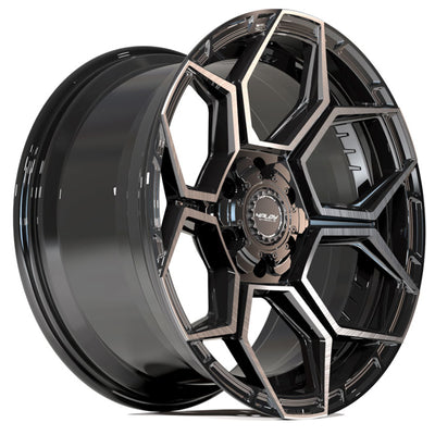 4Play Sport 4PS26 Black Brushed Wheel