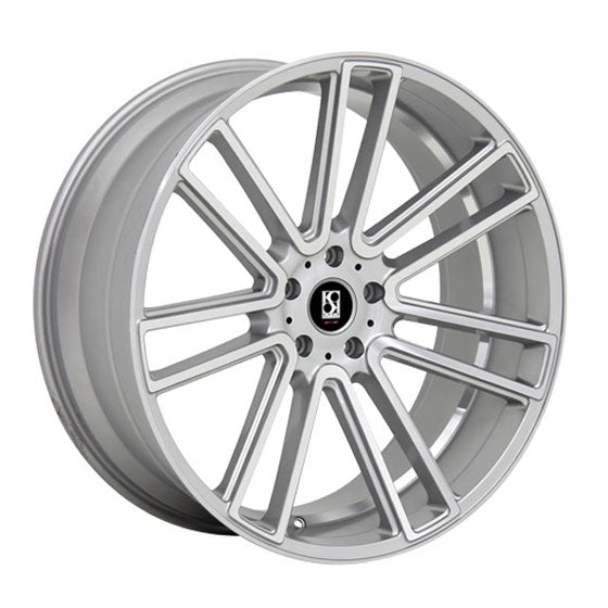 Koko Kuture MASSA-7 Silver/Machined wheel