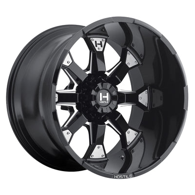 Hostile H101 KNUCKLES-8 Black/Milled wheel