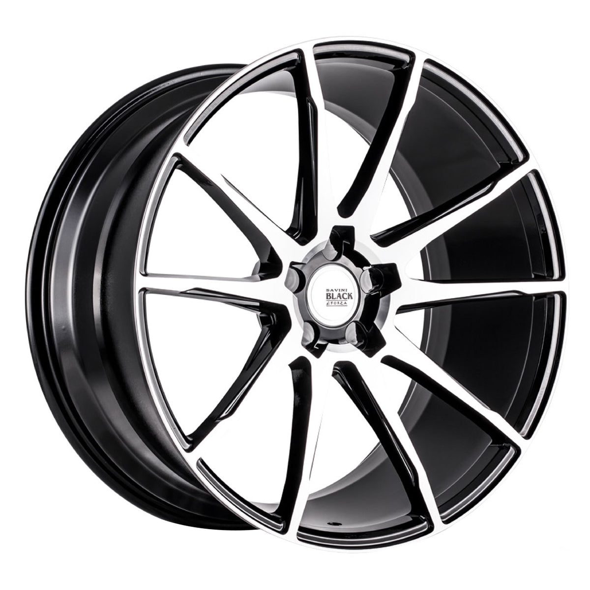 Savini BM12 Black/Machined wheel