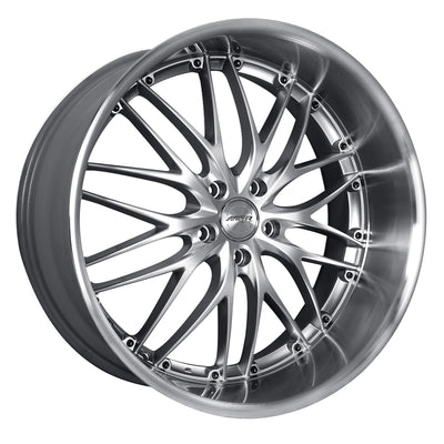 MRR GT1 Machined/Milled/Silver wheel