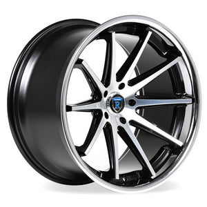 Rohana RC10 Black/Machined/Chrome wheel