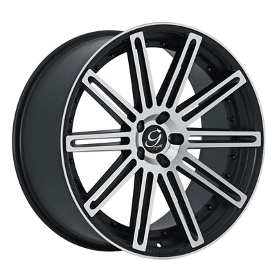 Gianelle TROPEZ Black/Machined wheel