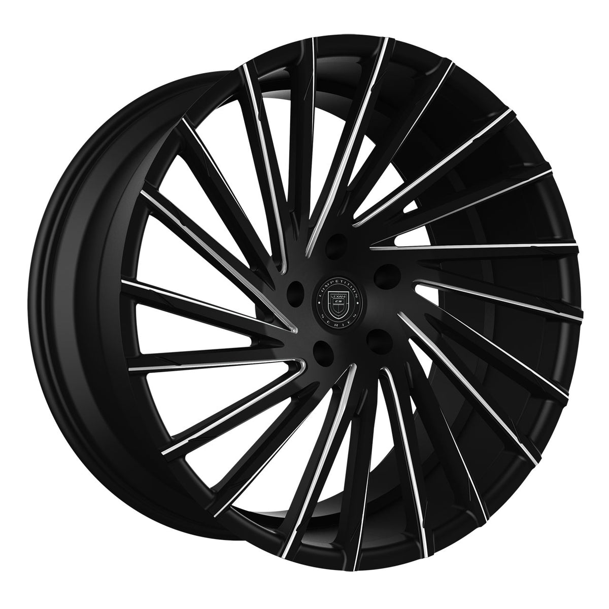 Lexani WRAITH Black/Machined wheel