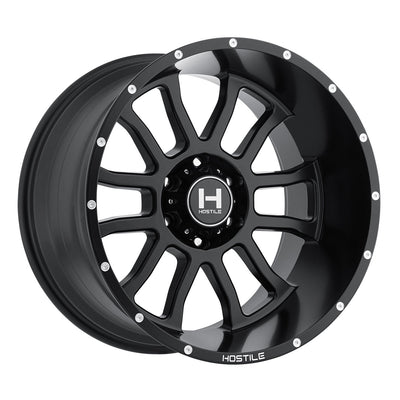 Hostile H107 GAUNTLET Black wheel