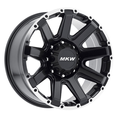 MKW M94 Black/Machined wheel