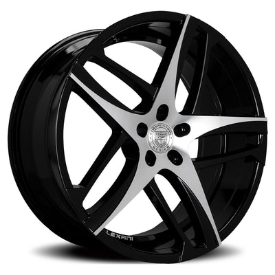 Lexani BAVARIA Black/Machined wheel