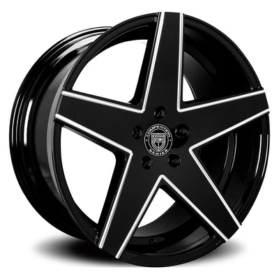 Lexani MAINZ Black/Machined wheel