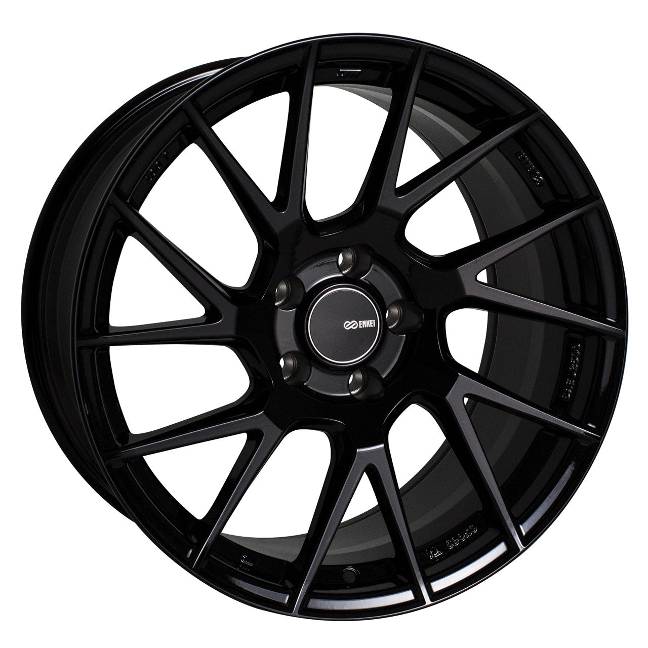 Enkei TM7 18X8.5 45mm Gloss Black – TFS Wheels