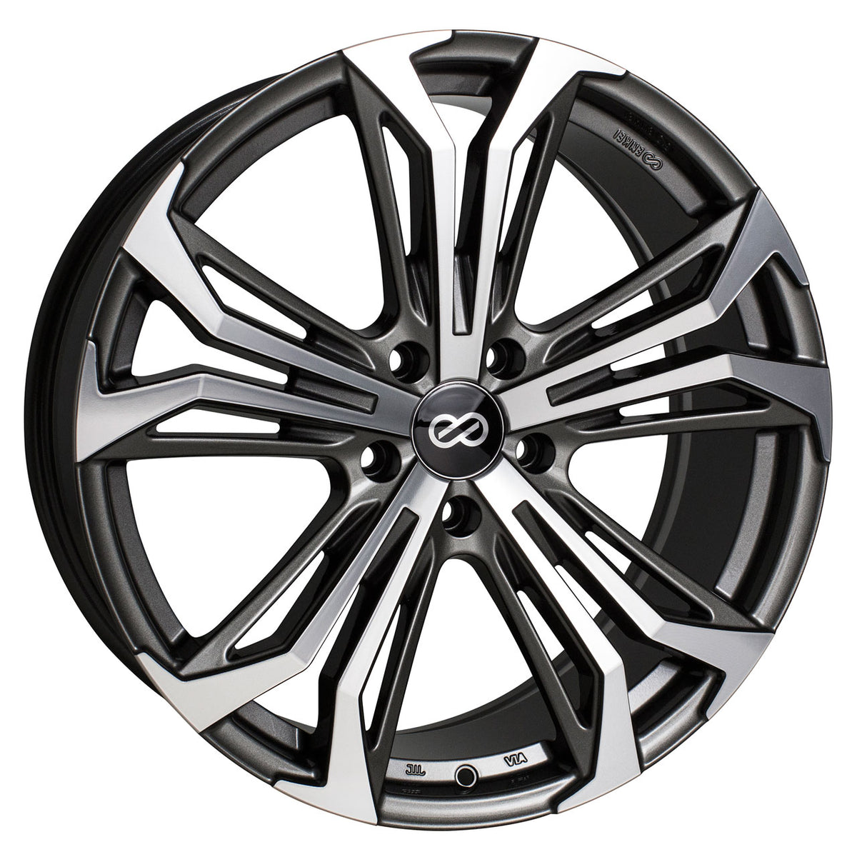 Enkei VORTEX5 Anthracite/Machined wheel