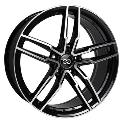 Enkei SS05 Black/Machined wheel