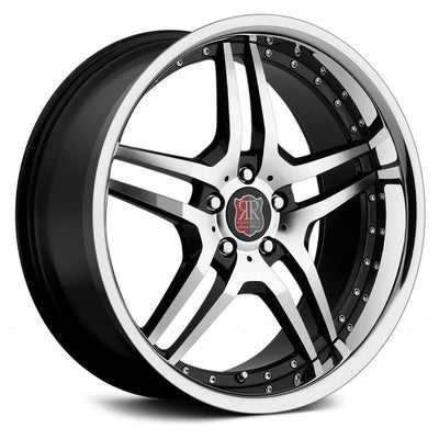 MRR RW2 Black/Chrome wheel