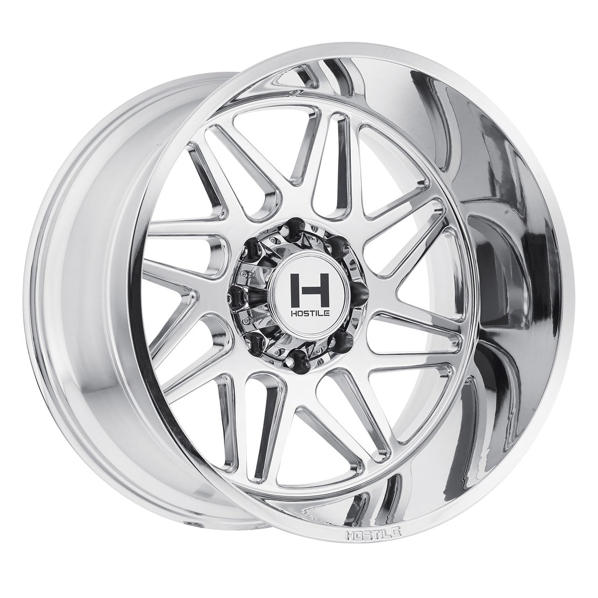 Hostile H108 SPROCKET Chrome wheel