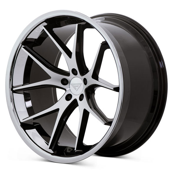 Ferrada FR2 Black/Machined/Chrome wheel