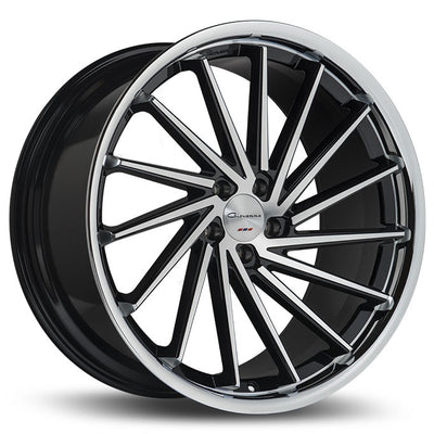 Giovanna SPIRA FF Black/Machined/Chrome wheel